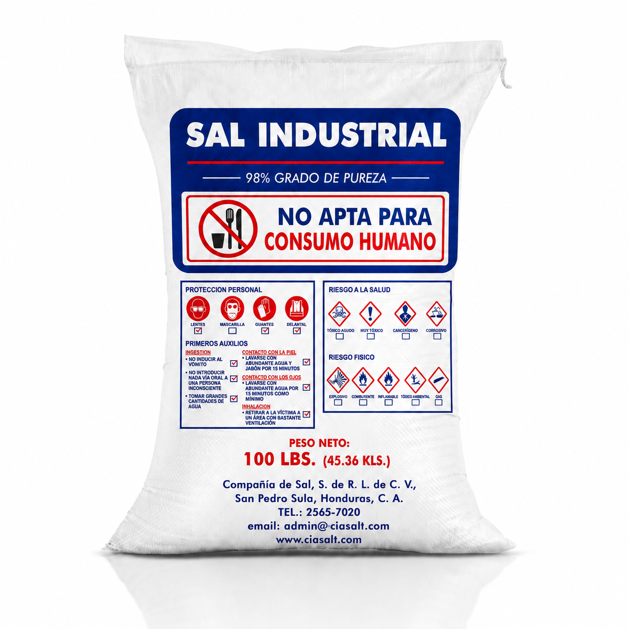 Sal Industrial Común — Purasal